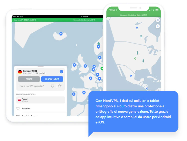 nordvpn per smartphone
